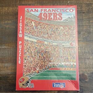 NEW Vintage 1994 NFL San Francisco 49ers Red Jigsaw Puzzle by John Holladay